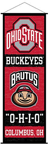 Ohio State Buckeyes Banner and Scroll Sign