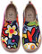 UIN Zapatos Planos de Lona para Mujer, Ligeros, sin Cordones, Zapatillas para Caminar, Arte Informal, Pintado, Zapatos de Viaje Secret Garden （39）