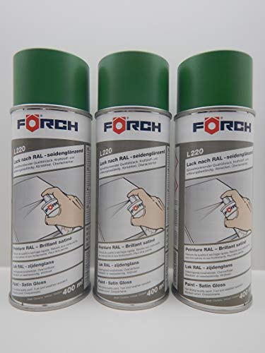 FORCH Spray de pintura verde esmeralda RAL 6001 en aerosol brillante (3)