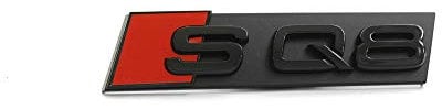 Audi 4M8071805 Lettering SQ8 Clip Black/Red Tuning Exclusive Radiator Grill Black Edition Emblem