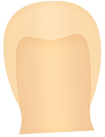 Glatze Deckel Glatze Haut Latex Kopf Kappe Haut Schädel Perücke Kappe Kostüm Cosplay Hut für Erwachsene (Haut Farbe)