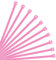 XINGO Pink Cable Ties Pack of 500, 300mm x 3.6mm,Premium Nylon Durable Zip Ties, Self-Locking UV Resistant Nylon Plastic Wire Ties for Indoor and Outdoor