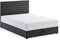 Atlantic Home Collection Stauraumbett Benita, mit Taschenfederkern 90 x 200 cm Anthrazit
