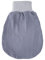 Lilakind“ Baby Musselin Strampelsack | Kleinkind Musselin Schlafsack | Made in Germany Grau Gefüttert Gr. M