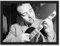 Artery8 Vintage Photo Music Legend Guitar Player Django Reinhardt Black & White Artwork Framed A3 Wall Art Print Jahrgang Foto Musik Legende Gitarre Spiel Schwarz-Weiss Mauer