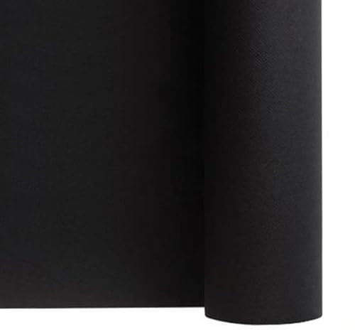 SANYGIENE Rouleau Nappe Noire Intissée | Largeur 1,20 m - Longueur 25 m | Aspect Tissu | Toucher Doux et Souple | Indéchirable | Gamme Privilège | Fêtes Banquets et Cérémonies