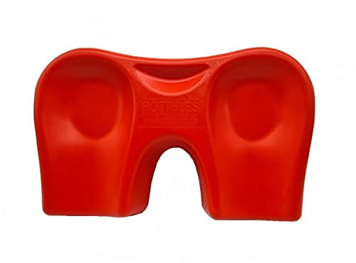 Rotthues Kniekissen Ergonomic Kniepolster 230 x 370 x 50 mm Farbe Rot für Gartenarbeiten, Automechaniker, Arbeit, Bau, Bodenbeläge, Straßenfertiger Kniepolster