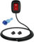 Gebildet 12V-230V/10A SPST Rote Universal Paste Typ Knopf Schalter DIY ON/Off Schalter für Nebelscheinwerfer Scheinwerfer Neonlicht(mit 1m Kabel)