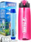 BAYTIZ | Bottiglia di Acqua Filtro Senza BPA + Cannuccia Sopravvivenza Carbone Attivo - Borracia Depuratore - Borracce Paglia Filtri Kit Life Zucca Viaggi Nomadi Pioggia Campeggio Survivalism Trekking