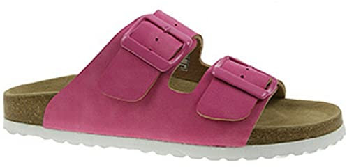 Piece of Mind Damen Pantolette, Fuchsia, Lederdecksohle, EU 38