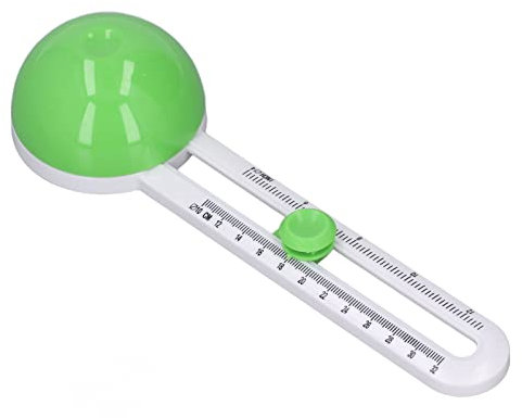 Asixxsix Coupe-Papier Circulaire, Coupe-Papier Circulaire Rotatif Multifonctionnel Coupe-Papier Circulaire Portable Ajustable Coupe-Papier Circulaire léger pour l'art et Le Bricolage (Vert)