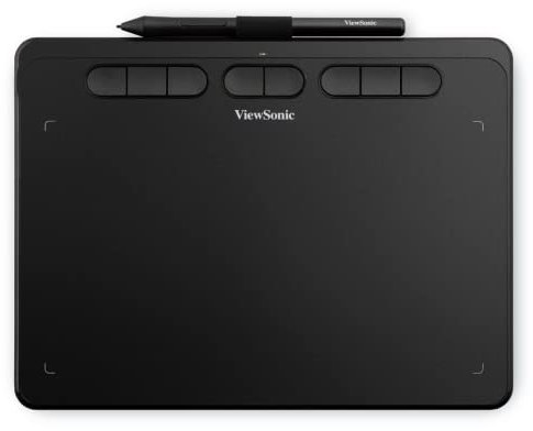 ViewSonic PF1020 Tablette graphique 10 pouces portable et polyvalente pour étudiant et créatif, 8 192 niveaux de pression de stylo et inclinaison +-60 degrés, compatible avec Mac et Windows
