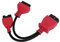 12 16-poliger Diagnoseadapter-Ersatz für Autel, OBD I-Adapter, Starke Präzision, Einfach zu Bedienen, Langlebiger Diagnose-Adapterstecker