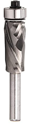 goodluxx Solid Compression Flush Trim Router Bit 1/4 Inch Shank Top Bearing Pattern/Plunge Flush Trim Router Bit Flush Trim Router Bit C#