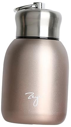 PRETYZOOM Mini Taza Térmica Vasos De Acero Inoxidable Botella De Agua Portátil Botella De Agua De Acero Inoxidable Taza Aislada Al Vacío Vaso De Vacío Ancho Pava Alumno Con Cubierta