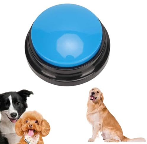 Botón De Grabación De Voz, Botón De Conversación Grabable Personalizado De 30 Segundos Grabadora De Sonido De Voz Botones Para Perros Zumbador De Entrenamiento De Mascotas Para Comunicación