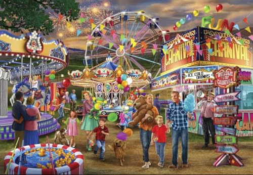Puzzle 1000 Teile - Family Fun Carnival