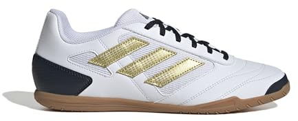 adidas Super Sala 2 Herrenschuhe, Ftwwht/Goldmt/Aurink, 43.5 EU