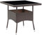Willood Garten-Esstisch Braun Poly Rattan