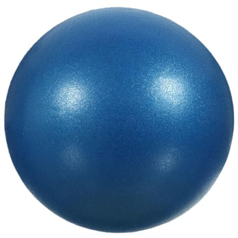 23cm Pilatesball Gymnastikball Kleiner Pilates-Ball Gymnastikbälle Kinder Trainingsball Soft & Rutschfester Overball Fitnessball Yogaball Fitball für Yoga Zuhause Büro Sitzball (Blau)