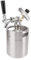 Mini-Fass-Growler, 2 l, 150 PSI, tragbares, unter Druck stehendes Edelstahl-Heimfasssystem, Bierspender, tragbares Heimspendersystem für Fassbier und Craft-Bier