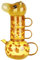 MagiDeal Ensemble de Tasses à Thé et Théière Girafe, Tasse à Café En Forme D'animal, Cadeau Créatif pour Le Bureau
