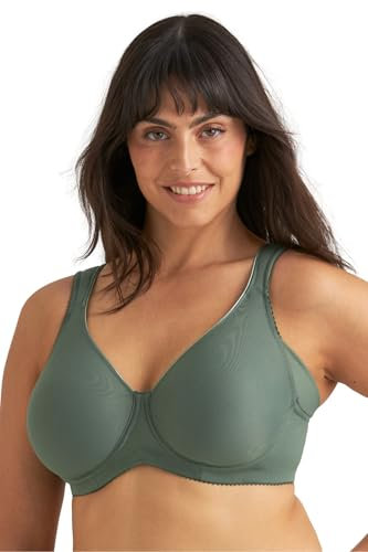 Miss Mary of Sweden – Stay Fresh T-Shirt BH mit Bügel, nahtlos und atmungsaktiv, breitere Träger für hohen Komfort und Halt 95C Grün