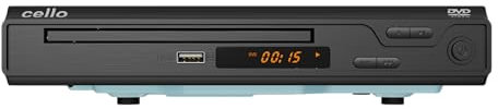 Cello DVD Player with HDMI, USB Port, Digital Display, Compact Design, Region Free