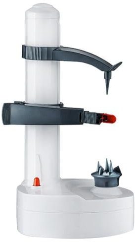 Pelador de verduras eléctrico - Máquina peladora automática portátil, peladora de frutas multifunción | Cortador de acero inoxidable para patatas, manzanas, zanahorias,