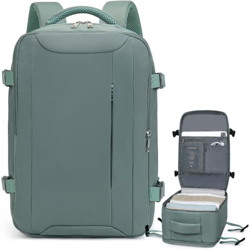 Lossga Ryanair Cabin Bags 40x30x20,Cabin Bag Travel Backpack 40x30x20 | Underseat Carry on Travel Bag 24L Hand Luggage Bag with Hidden Anti-Theft Bag Airline Approved for Women and Men Short Trips