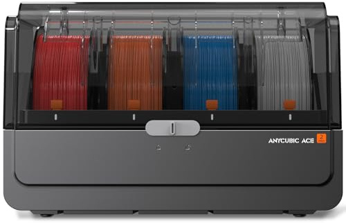 Anycubic ACE 2 Pro für Kobra X, Kobra S1 und Kobra S1 Max | Nicht mit ACE Pro Koppelbar, Verbesserte Feuchtigkeitsregulierung, Stabiler Filamenttransport