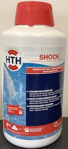 HTH Hypochlorite de Calcium - Chlore Choc Shock Poudre 4 kg