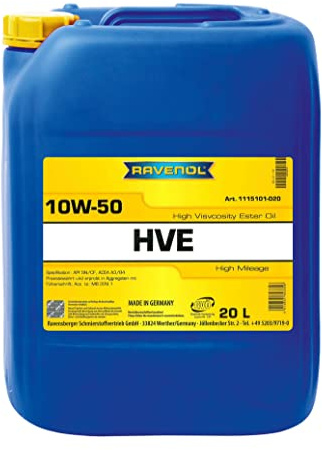 RAVENOL HVE High Viscosity Ester Oil SAE 10W-50