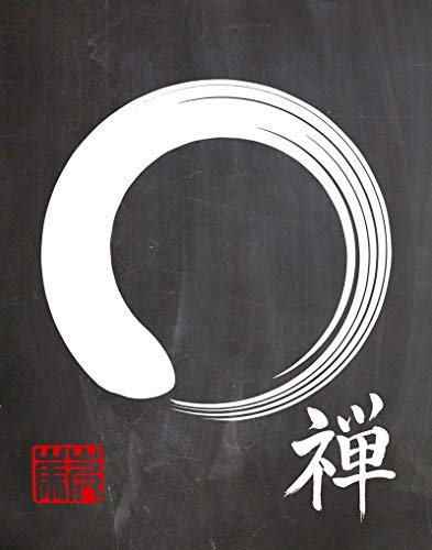 Enso Poster Zen Poster Enso Wall Art Japanese Calligraphy Art Zen Circle Art Yoga Art Yoga Studio Art Meditation Art Enso Sign Enso Print (50cm x 70cm)