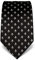 Vincenzo Boretti Herren Krawatte reine Seide Fleur-de-Lis Muster edel Männer-Design zum Hemd mit Anzug für Business Hochzeit 8 cm schmal/breit schwarz