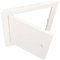 KOTARBAU® Puerta de inspección, 20 x 25 cm, Blanca de plástico ABS resistente, Panel de acceso, Compuerta de fácil acceso, Puerta de inspección, Trampilla para pared o techo