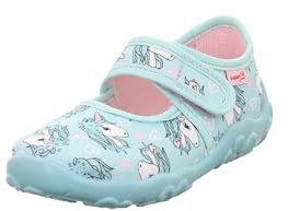 Superfit Mädchen Bonny 1-800283 Hausschuhe, Hellgrün Mehrfarbig 7520, 29 EU