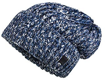 maximo Jungen Umschlag Beanie-Mütze, DKL.blaumeliert, 51/53, 03574-278900