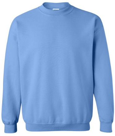 Gildan Men's G180, (Carolina Blue), XXL