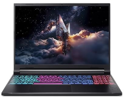 Acer Nitro V 16S AI | Gaming Laptop | Ryzen AI 7 | RTX 5060 | 16 WQXGA IPS 180Hz | Ryzen AI 7 350 | RTX 5060 8GB | 32GB RAM | 1TB SSD | Windows 11 Home | QWERTZ beleuchtet