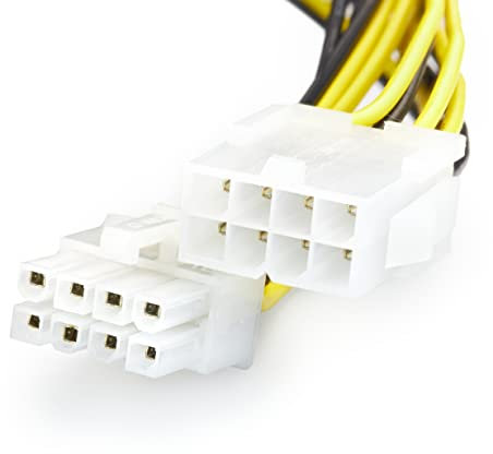 8 Pin Male To 8 Pin Female ATX Extension Power Cable 15cm