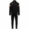 Kappa Dalcito Tuta da ginnastica, Nero / Arancione, L Unisex - Adulto