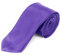 Oblique Unique® Herren Krawatte Slim Lila - schmal & elegant - 5 cm breit - mit leicht schimmernden Glanz