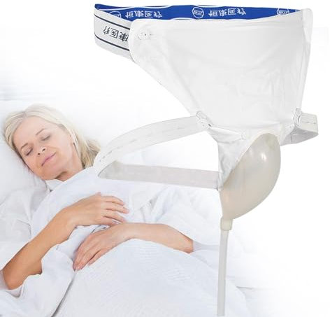 Urin-Sammler, externer Katheter für Damen und Herren, Silikon-Urinsammler mit älteren Menschen, tragbar, Kollektion, Urinalbeutel, wiederverwendbare Urinkatheterbeutel mit Urinkatheter (normaler Stil)