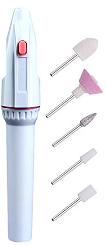 Electric Nail Drill Machine - Portable Nail Drill Machine Manicure Polishing Tools,Reusable Rechargeable Multifunctional Shape Nail Care System Professional Manicure Pedicure Tool for Rianpesn