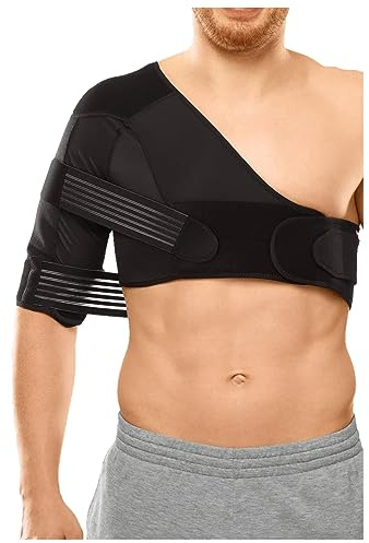 medi Shoulder action | Schultergelenksorthese mit definierbarer Bewegungsbegrenzung | Farbe: Schwarz | Rechts | Größe: M