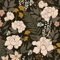 VOLEAAR Große Blumen-Tapete, zum Abziehen und Aufkleben, Blatt-Kontaktpapier, zum Aufkleben auf Badezimmer, Treppenhaus, Schublade, Regal, selbstklebend, wasserdicht, abnehmbar, 44,5 cm x 300 cm
