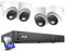 ANNKE H1200 12MP PoE Überwachungskamera Set mit 4X 12MP PoE IP Kamera, 8CH H.265+ NVR mit 2TB Festplatte für 24/7 Videoüberwachung, KI Personen und Fahrzeugerkennung, IP67 Wasserdicht