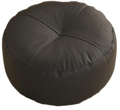 JISADER Boden-Sitzkissen, Tatami-Kissen, rundes Bodenkissen im japanischen Stil, Outdoor-Terrassenkissen für Wohnzimmer, Esszimmer, Schwarz