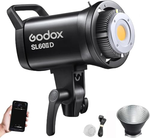 Godox SL60IID LED Video Light 70W,COB LED Continuous Light Studio Light
